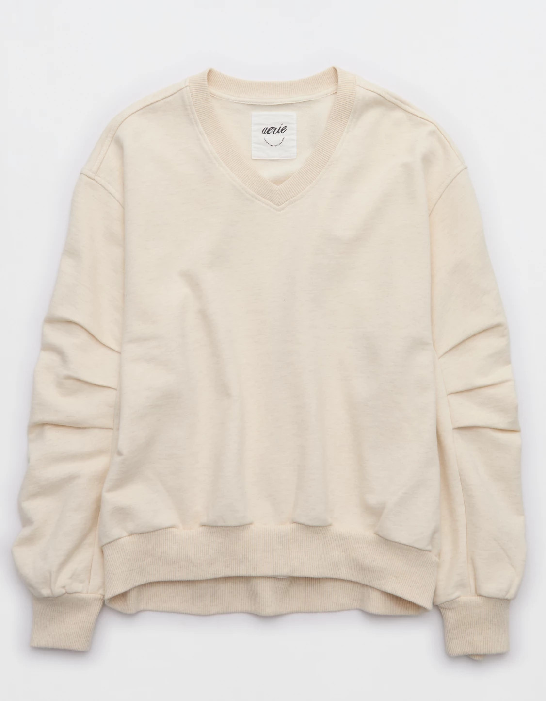 Aerie Jet Setter V Neck Sweatshirt | Aerie