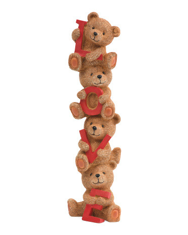 Stacked Love Bears Decor | TJ Maxx