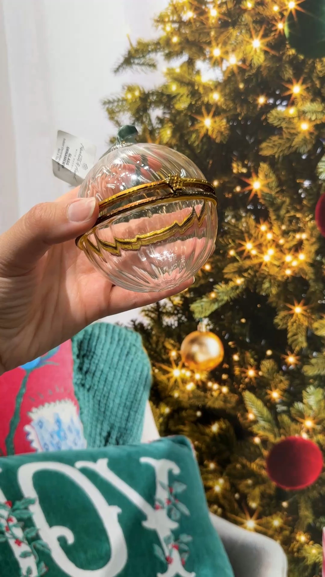 The sweetest vintage inspired blown glass ornaments at Target. They open like a locket or hinged box!

#LTKHoliday #LTKHome