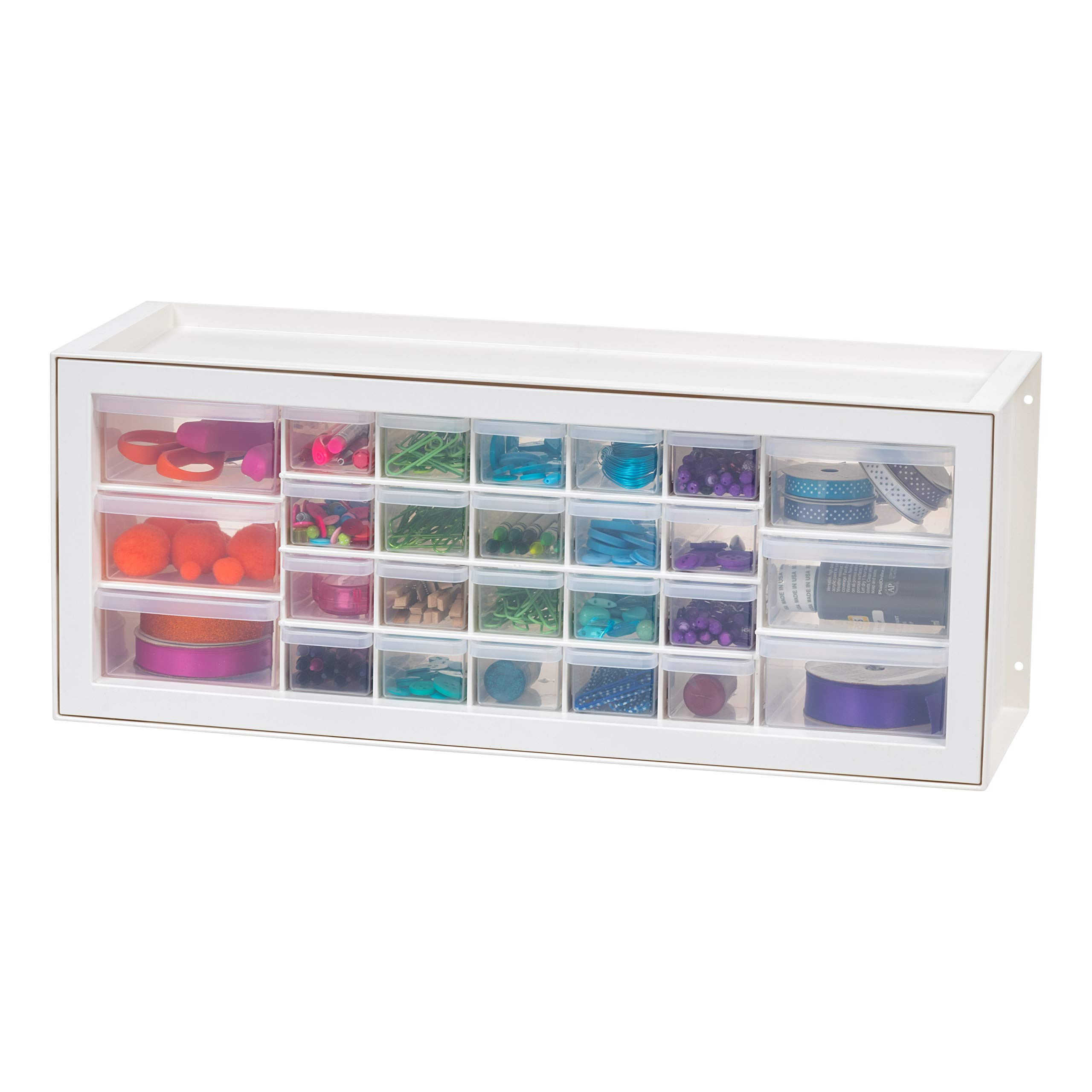 IRIS USA Plastic Storage Drawers, Made in USA, 26-Drawer Organizer Cabinet, Stackable Teacher Too... | Amazon (US)