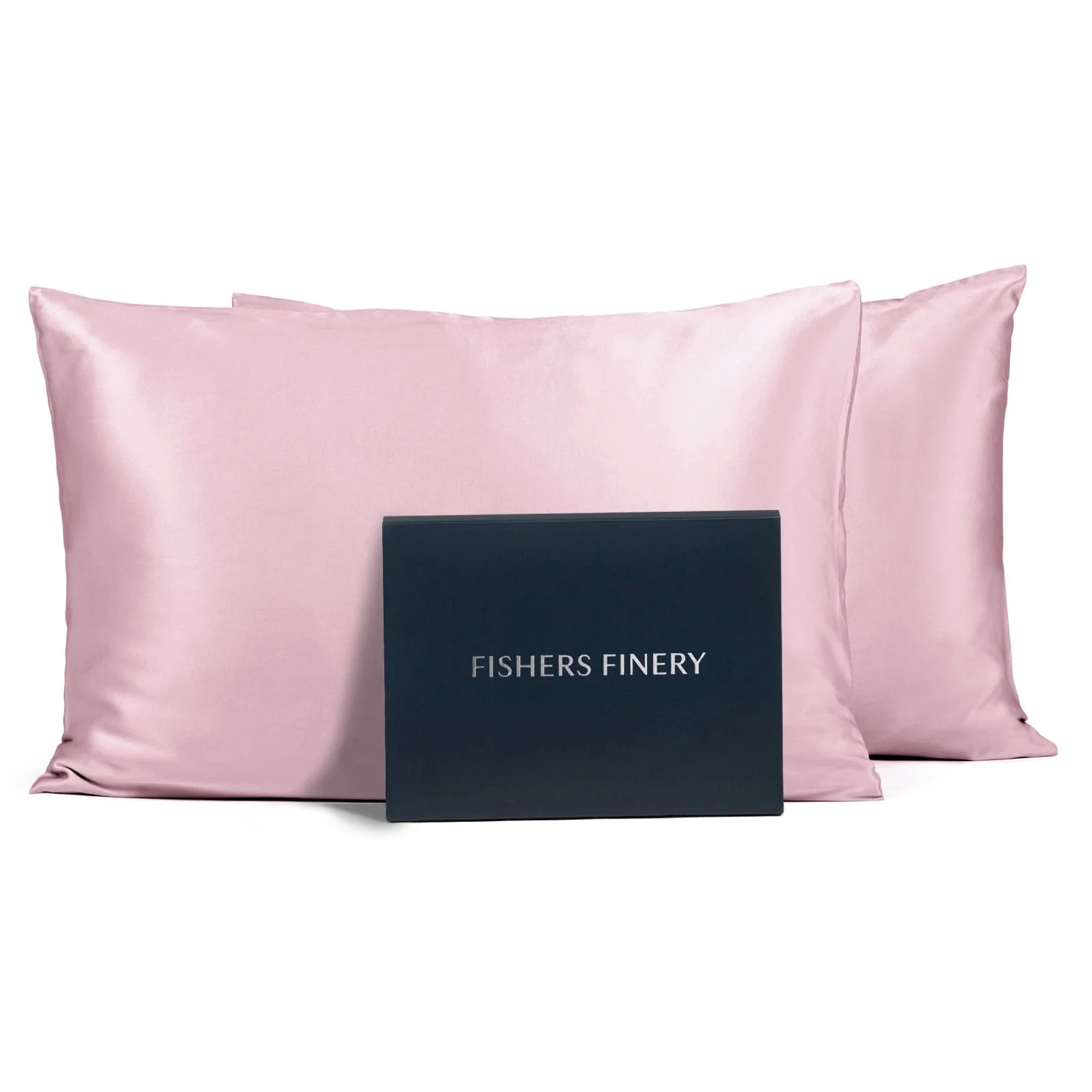 Fishers Finery 25mm 100% Pure Mulberry Silk Pillowcase, (English Rose, Queen 2 Pack) | Walmart (US)