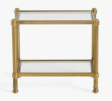 Everson Rectangular Side Table (24.5") | Pottery Barn (US)
