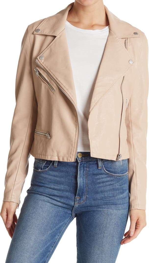 Faux Leather Moto Jacket | Nordstrom Rack