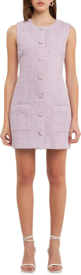 Sleeveless Tweed Minidress | Nordstrom