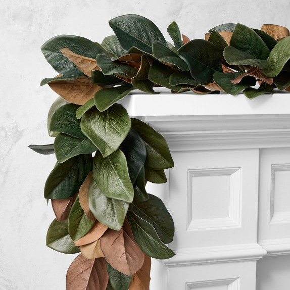 Magnolia Faux Wreath and Garland | Williams-Sonoma