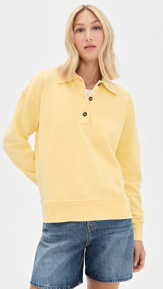 Garment Washed Howard Polo | Shopbop