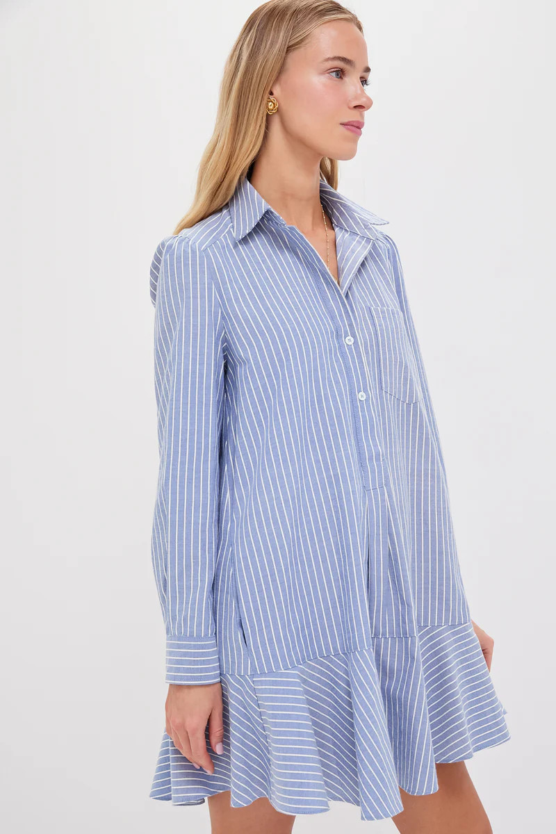 Blue Stripe Callahan Shirt Dress | Tuckernuck (US)