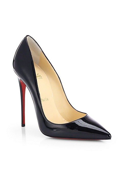 Christian Louboutin Women's So Kate 120 Patent Leather Pumps - Black - Size 36.5 (6.5) | Saks Fifth Avenue