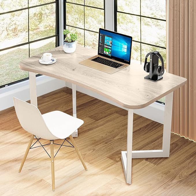 HDHNBA Computer Desk Home Office Writing Study Desk, Modern Simple Style Laptop Table Office Desk... | Amazon (US)