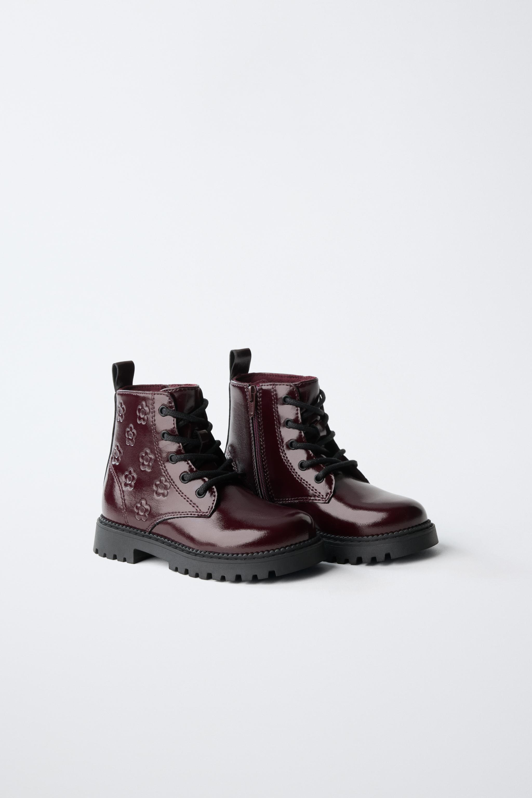 FLORAL ANKLE BOOTS | Zara US