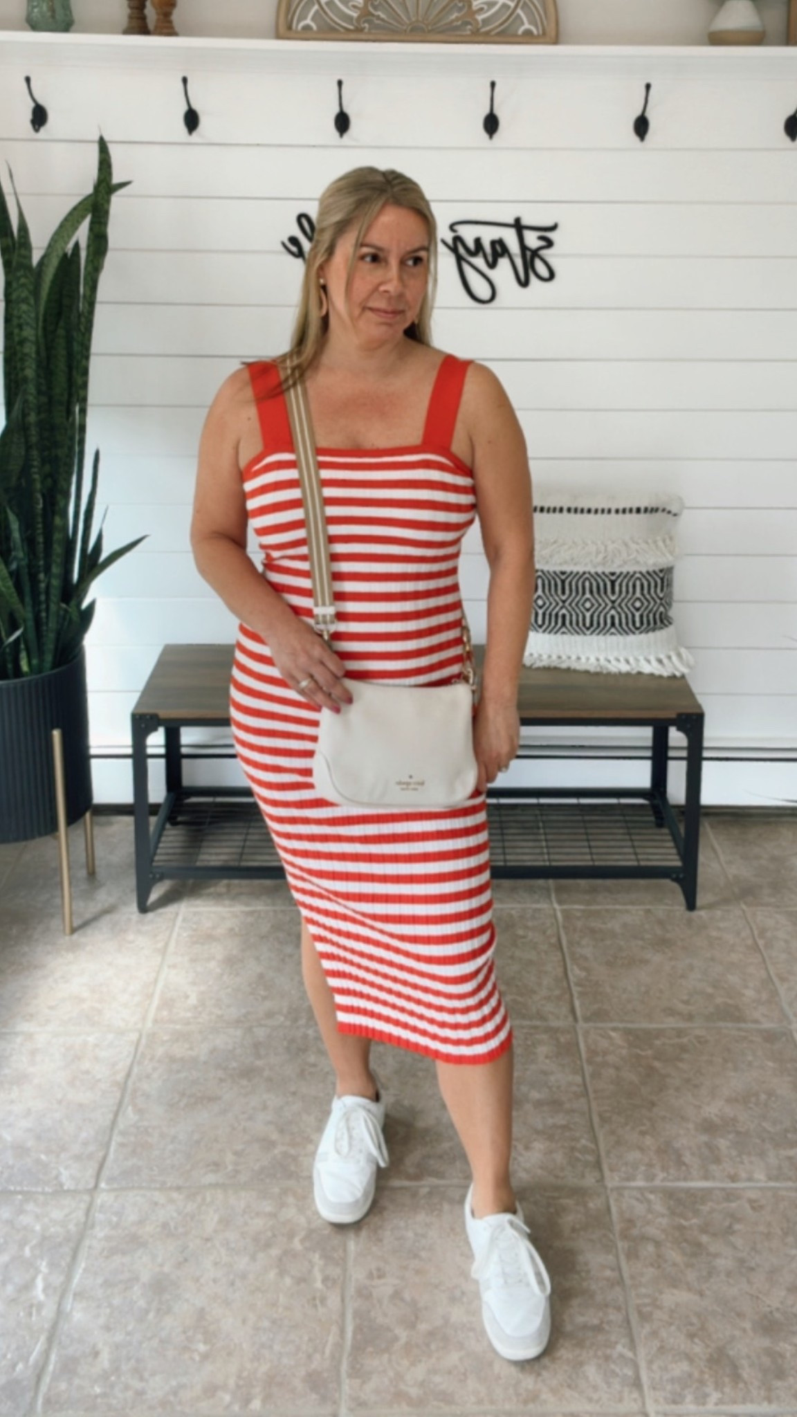 Summer dress I’m wearing g a medium. Cute for 4th of July

#LTKootd #LTKOver40 #LTKMidsize