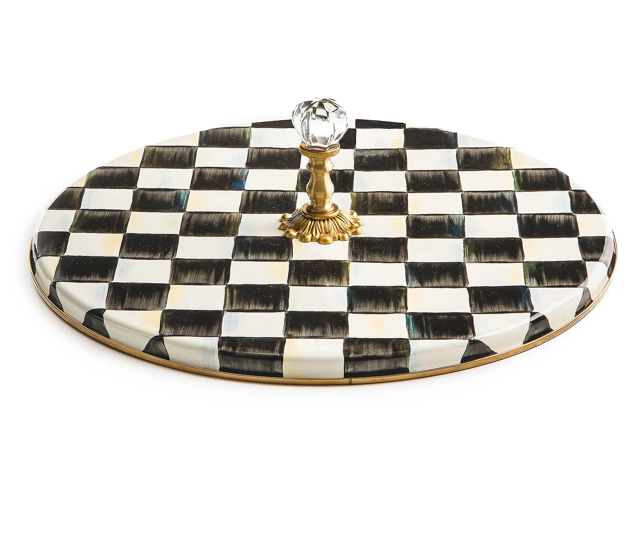 MacKenzie-Childs Courtly Check Cheese Course | QVC