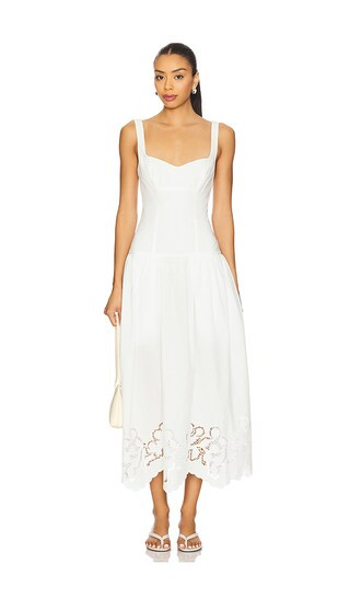 Amaya Maxi Dress in White | Revolve Clothing (Global)