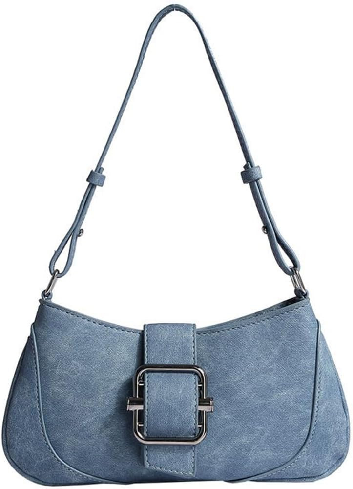 RTGGSEL Women's Contrast Color Plaid Striped Saddle Crossbody Shoulder Underarm Satchel Handbag T... | Amazon (US)