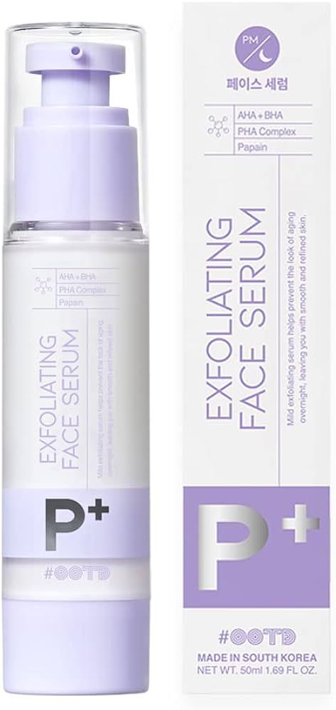 AHA BHA Serum Korean Overnight Face Serum, Acne Serum for Oliy & Sensitive Skin, Exfoliating Face... | Amazon (US)