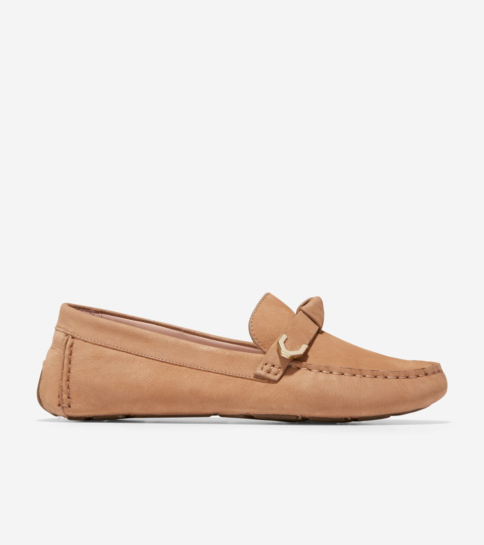 Cole Haan Women's Evelyn Bow Driver Shoes - Beige Size 7.5 | Cole Haan (US)