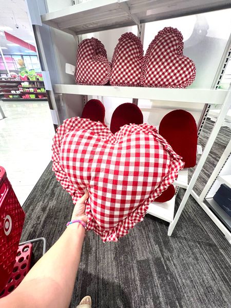 Heart shaped pillows for the win for this Valentine’s Day decor ♥️ 

#LTKhome #LTKSeasonal