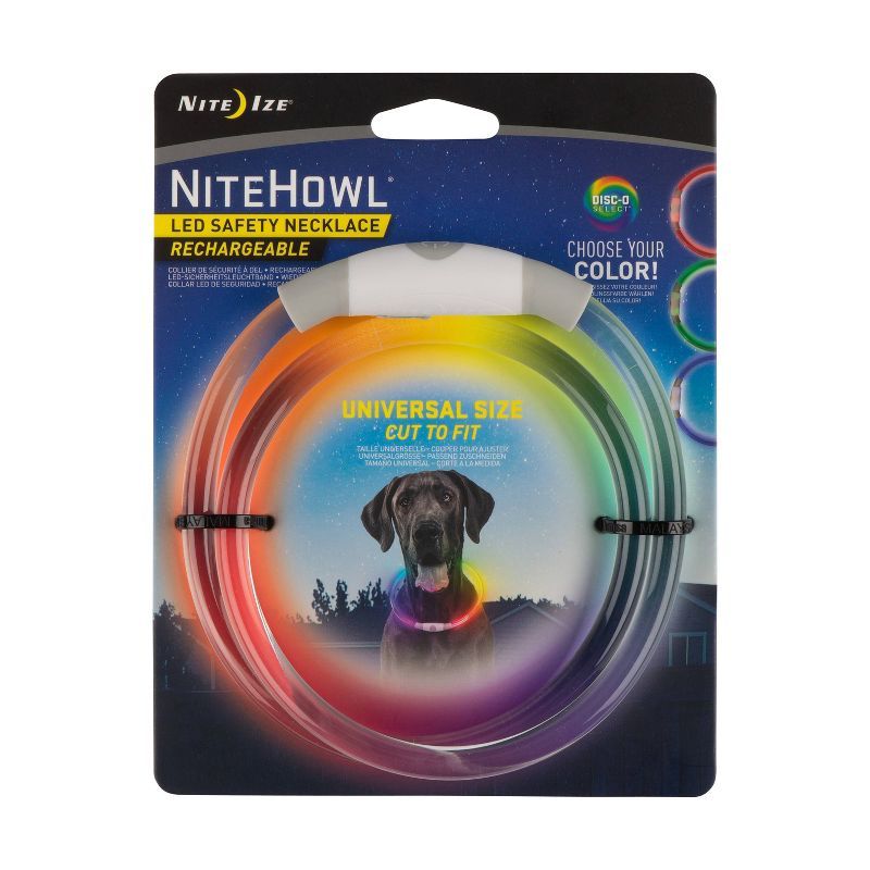Nite Ize Howl Rechargeable Disco Dog Collar | Target
