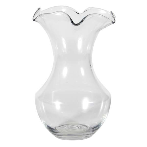 Shop all  Willow Crossley




Clear Glass Ruffle Edge Vase, 8.5"








	
		
		
			
				Write a... | At Home