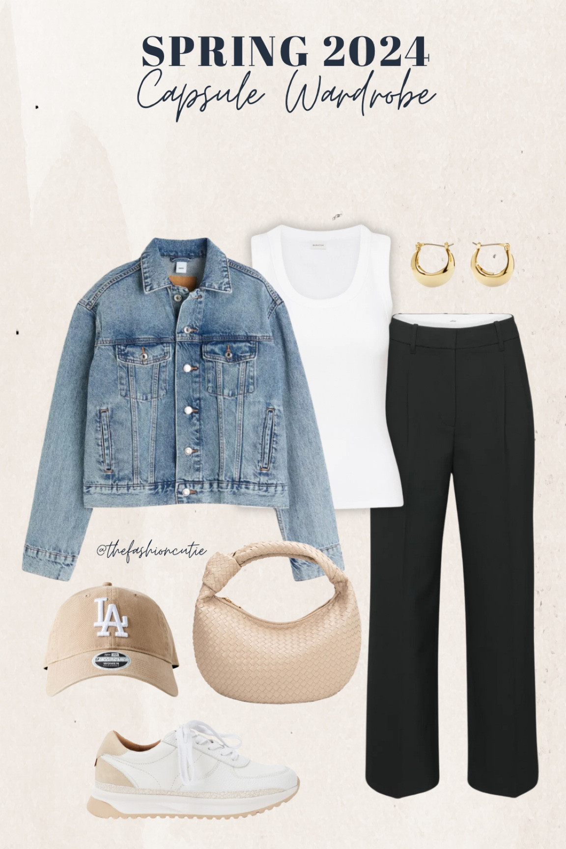 Spring 2024 capsule wardrobe outfit combination.

#LTKfindsunder100 #LTKstyletip #LTKSeasonal