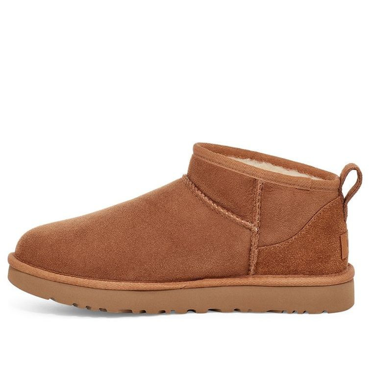 (WMNS) UGG Classic Ultra Mini Fleece Lined Brown 1116109-CHE | KICKS CREW