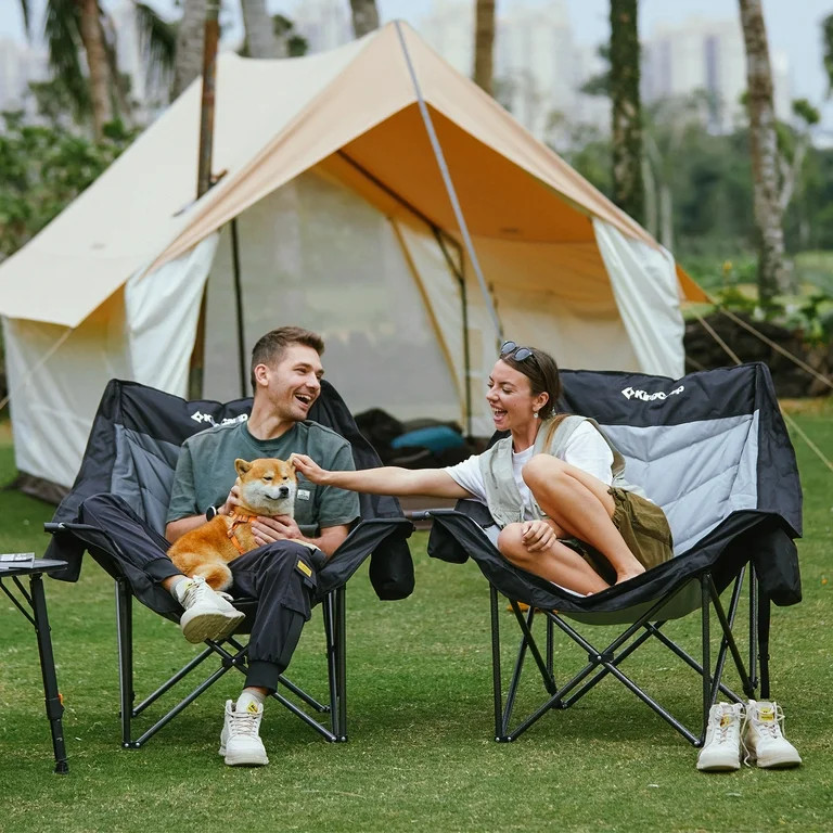 KingCamp Oversized Camping Chair, Fully Padded Camping Chair, XL Portable Chair for Adults, with ... | Walmart (US)
