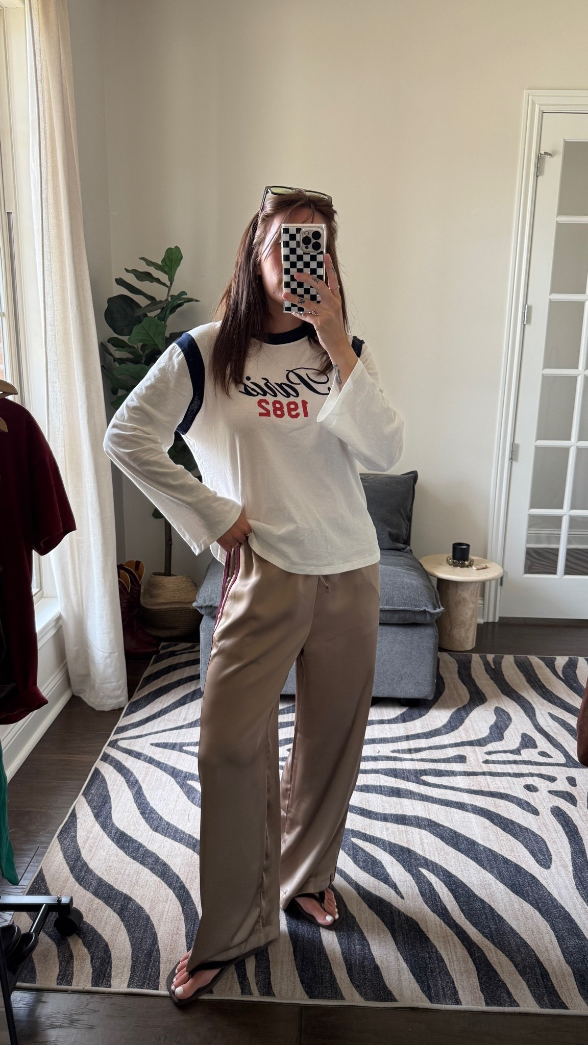 Haul into Fall, Online Only 50% Off Everything! Leave it to @oldnavy to make a track pant with a rad, unique color combo!! Lightweight enough for summer but easy to wear as we tumble into fall, too. Wearing a medium (regular inseam!!). 
#oldnavypartner

#LTKootd #LTKSeasonal #LTKTall