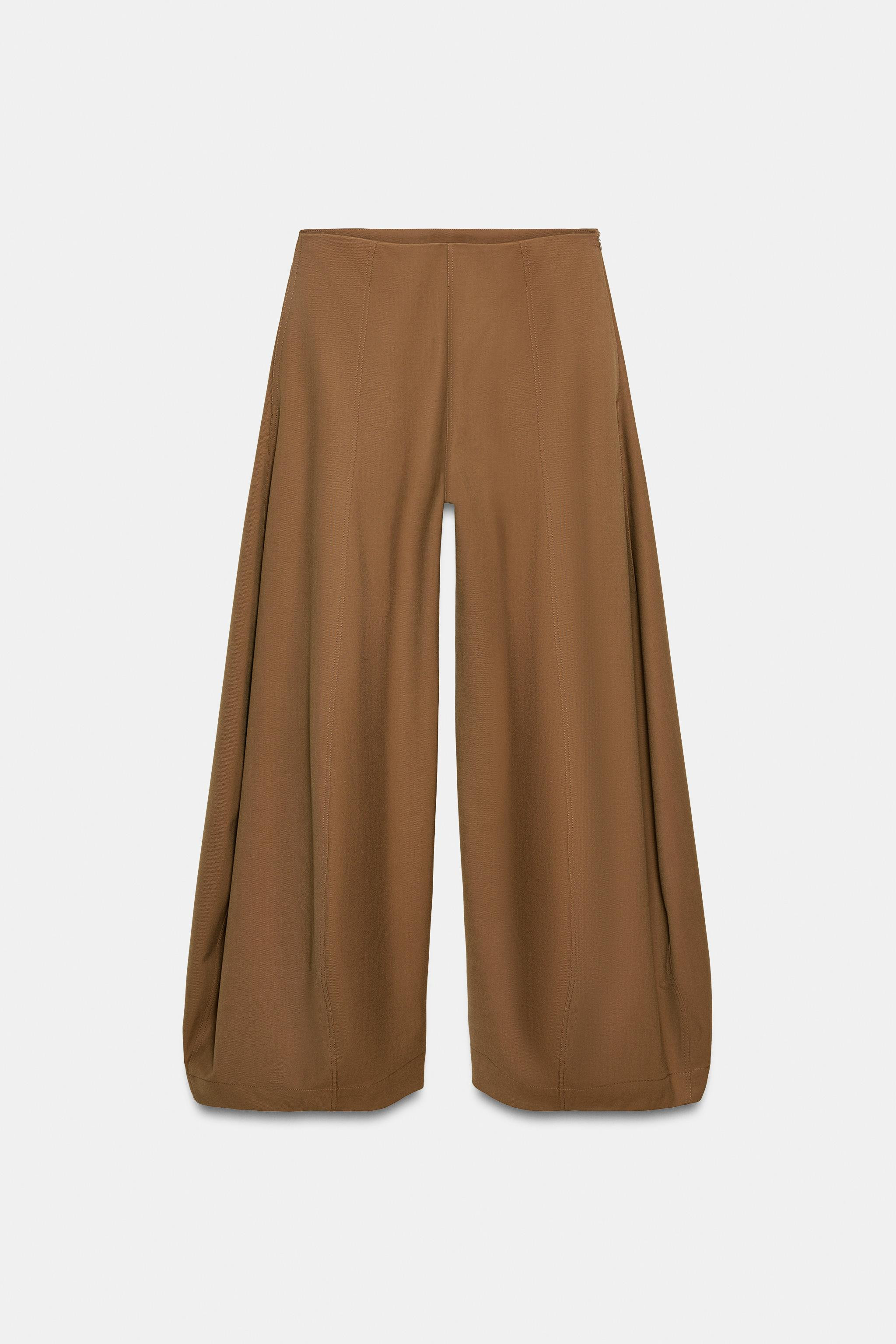 VOLUME WIDE LEG PANTS ZW COLLECTION | Zara US