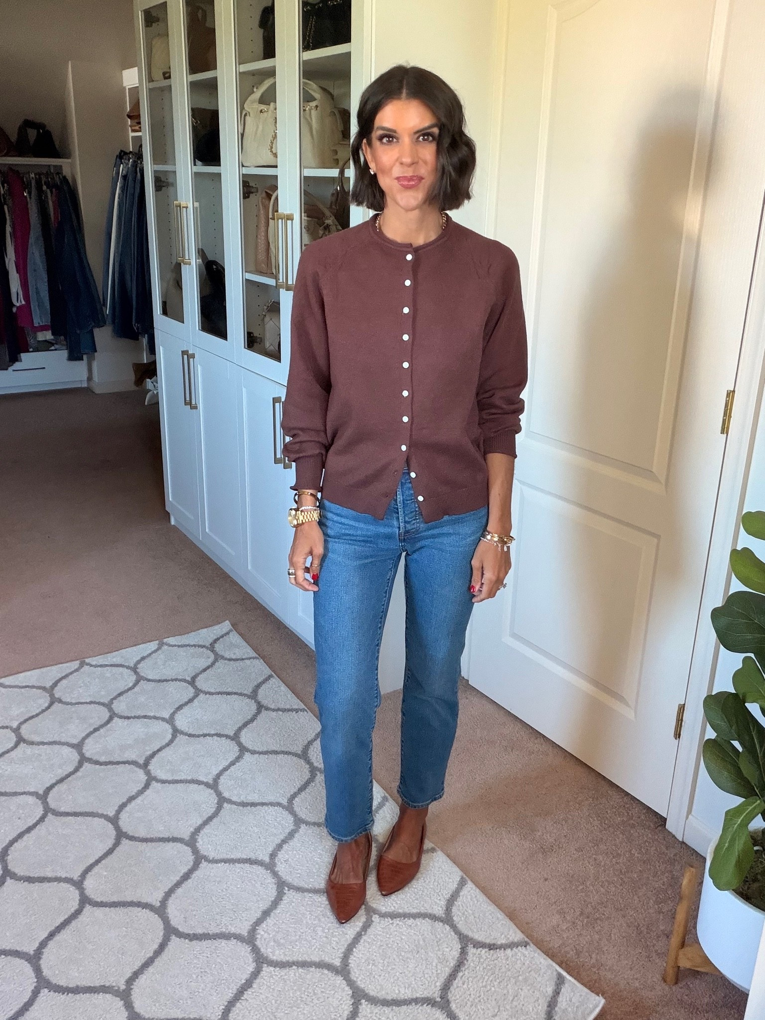 Size small in sweater sized up one in jeans

#LTKootd #LTKdayinmylife #LTKgrwm