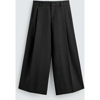 Zara - Wide-Leg Pleated Trousers - Striped - 29 - Man | Zara UK