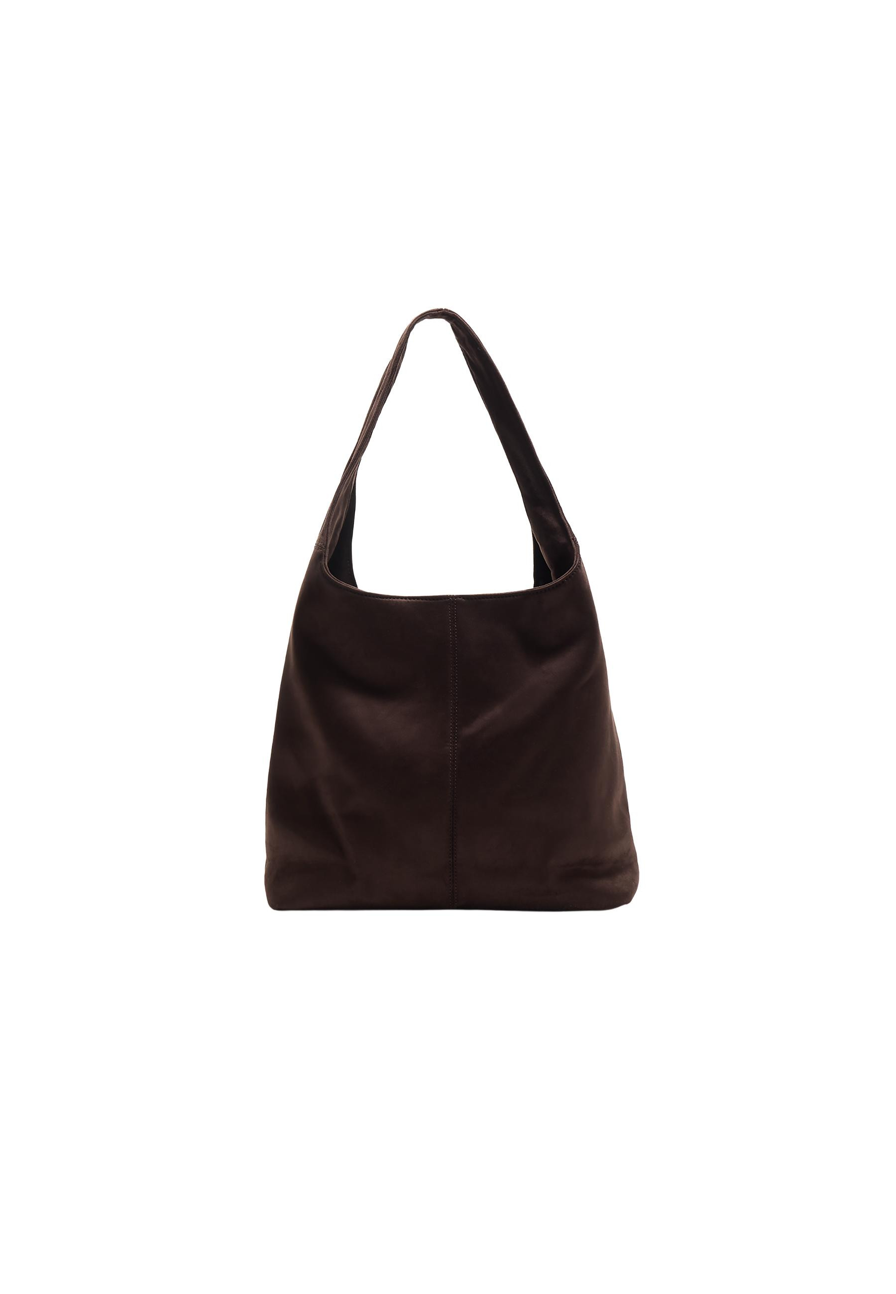 Faux suede shoulder bag - Women's Bags | Stradivarius United Kingdom | Stradivarius (UK)