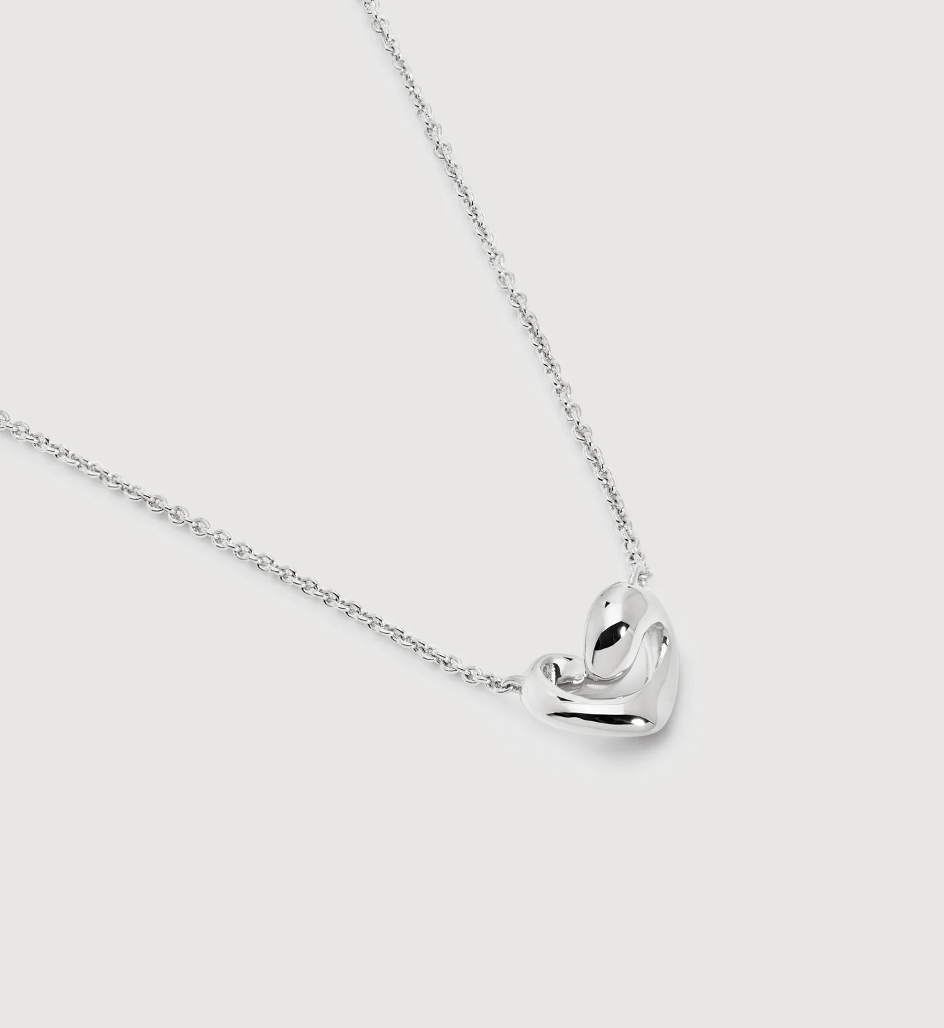 Infinity Heart Small Chain Necklace | Monica Vinader (Global)