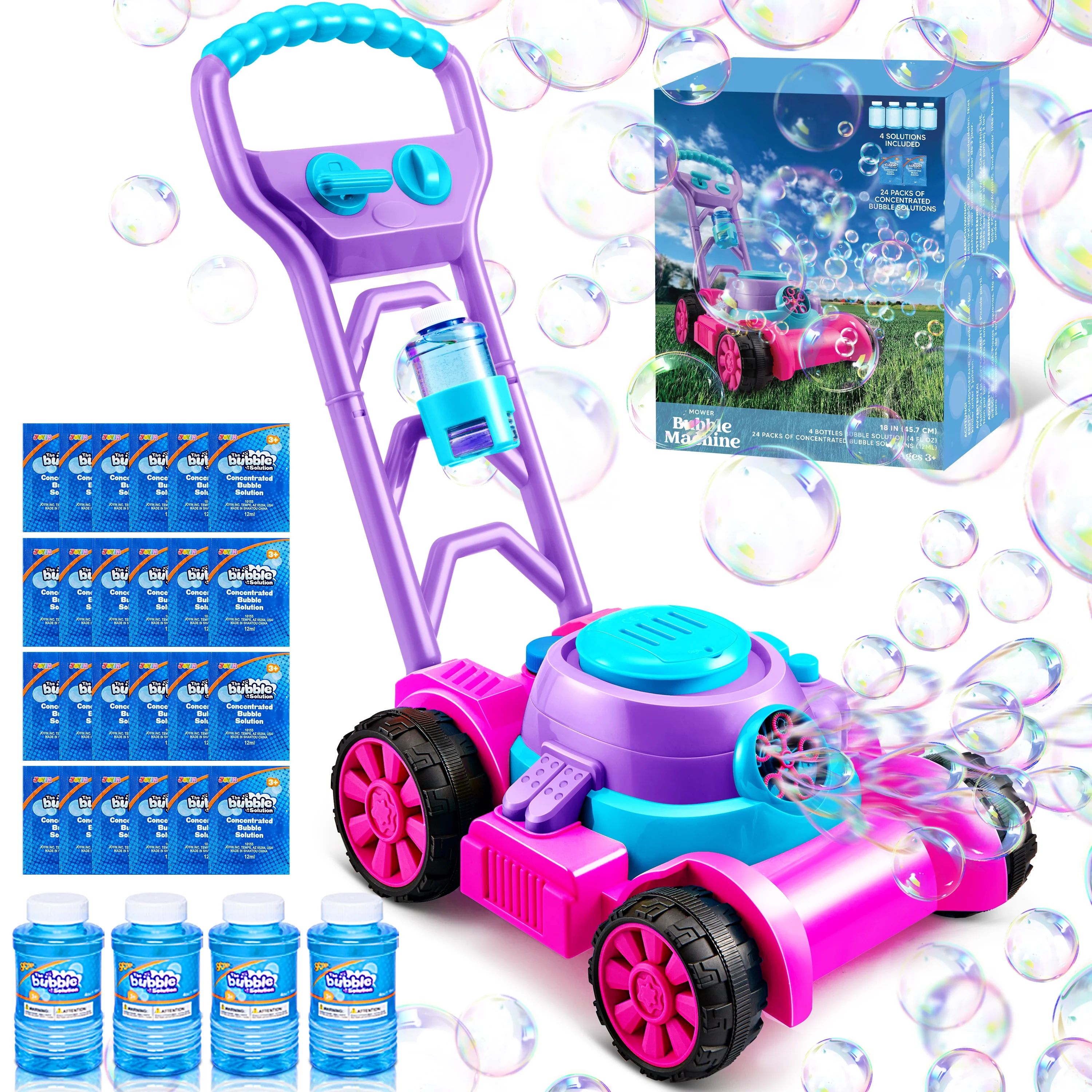 Syncfun Bubble Lawn Mower, Bubble Machine Summer Outdoor Games Toys for Kids Toddler 1 2 3 4 Year... | Walmart (US)