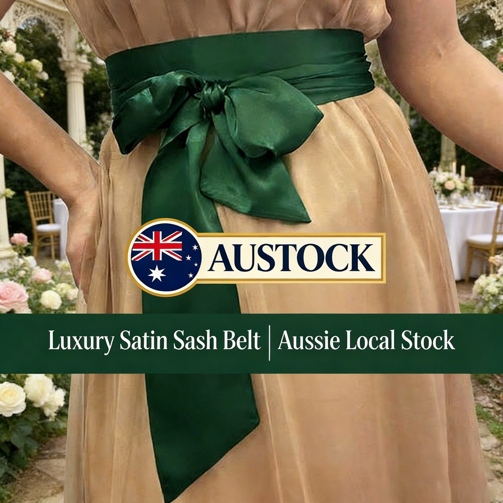 Women Satin Waistband Faux Silk Waist Belt Sash Lace Up Bow Tie for Dress  | eBay Australia | eBay AU