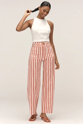 The Nephthys Illustrated! Colette Crop Wide-Leg Pants by Maeve | Anthropologie (US)