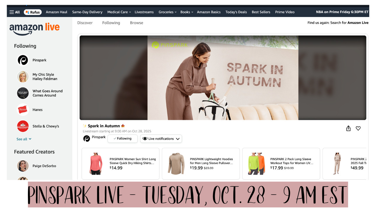 Live Shopping This Week! Join me on Amazon Live, 9 am EST, Tuesday, Oct. 28, 2025 & again, 12 pm YouTube Live Shopping + Amazon Live!

Hi! Welcome back to My Chic Style! I'm Hailey, your trusted guide to discovering the best classic chic products online. 

Shop the Best Amazon Women's Fashion to wear on weekends, running errands, or to the gym! Chic, Preppy Outfits for Fall 2025 and Holiday, Seasonal Relaxed Casual Outfits Styled Live! Live Styling Tips & Outfit Ideas for Women, Live Q&A in my Live Shopping Show, "Effortless Chic Outfits Styled: Workouts & Weekends! Shop Amazon Fashion for Women LIVE," on Amazon Live, 12 pm EST, Tuesday, October 28, 2025.

#LTKActive #LTKStyleTip #LTKFindsUnder100