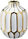 Amazon.com: Ceramic Vase 8", White/Gold : Home & Kitchen | Amazon (US)