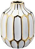 Amazon.com: Ceramic Vase 8", White/Gold : Home & Kitchen | Amazon (US)