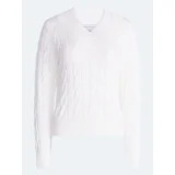 Free Assembly Women's and Women's Plus Cotton Cable Knit Sweater, Midweight, Sizes XS-4X | Walmart (US)