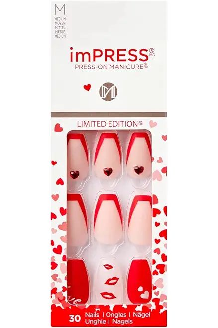 Amazon.com : kiss impress nails valentines day | Amazon (US)