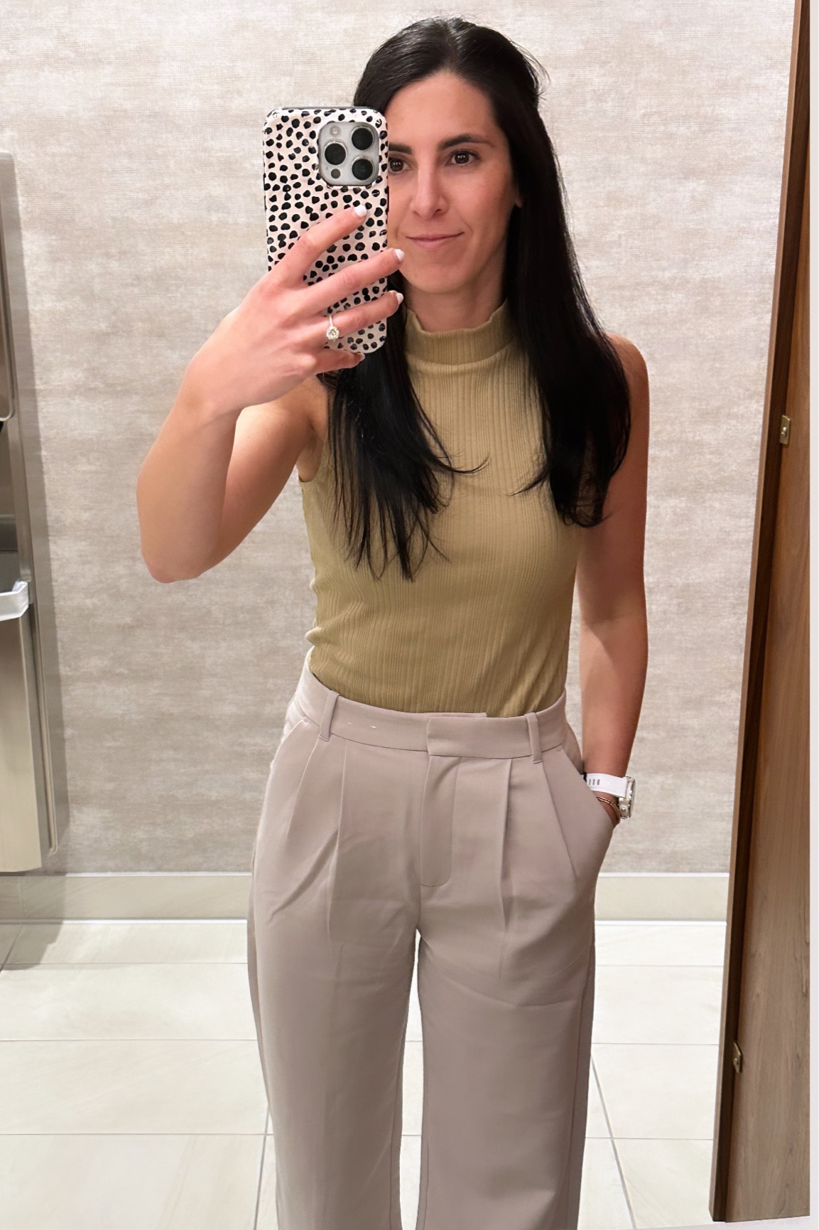 work outfit! 

True to size- 
Pants in a size 26|2 
Top in size small 

Work pants, casual work outfit, neutral work outfit, spring work 

#LTKworkwear  

#LTKStyleTip #LTKFindsUnder100 #LTKFallSale