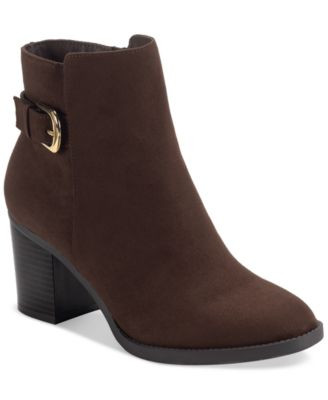 Women's Harlemm Buckle Booties | Macy's