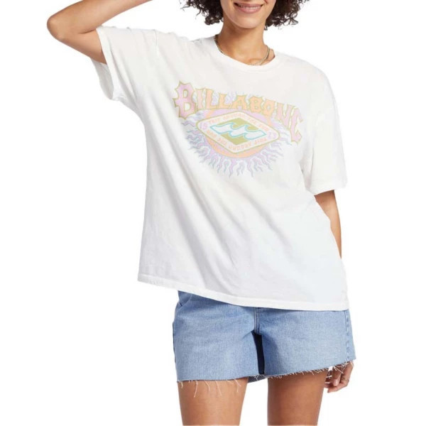 Women's Billabong Around The Sun T-Shirt Small Salt Crystal | Scheels