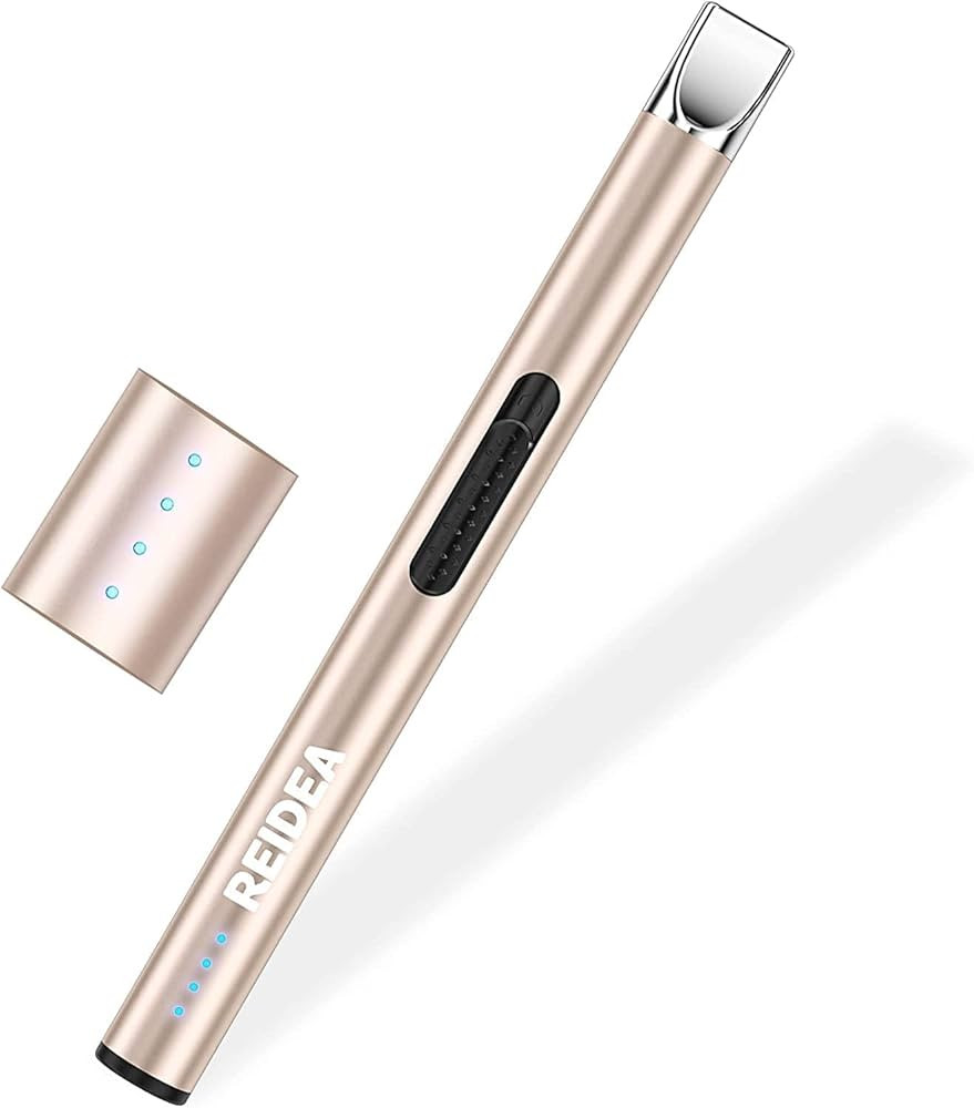 REIDEA Lighter S4 Pro Electric USB Rechargeable Safety Lock with LED Battery Indicator Flameless ... | Amazon (US)