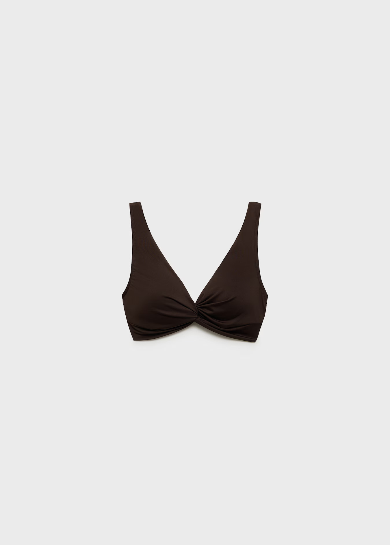 Draped bikini top - Women | MANGO USA | Mango (US/MX/AU)