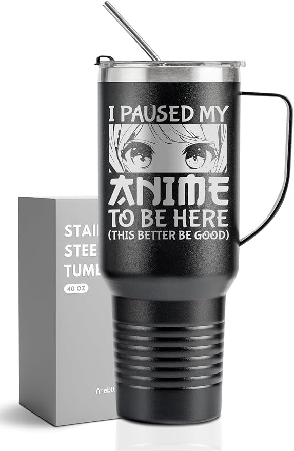 Onebttl Anime Gifts For Men, Women, Boys - 40oz Double Wall Vacuum Insulated Stainless Steel Tumb... | Amazon (US)