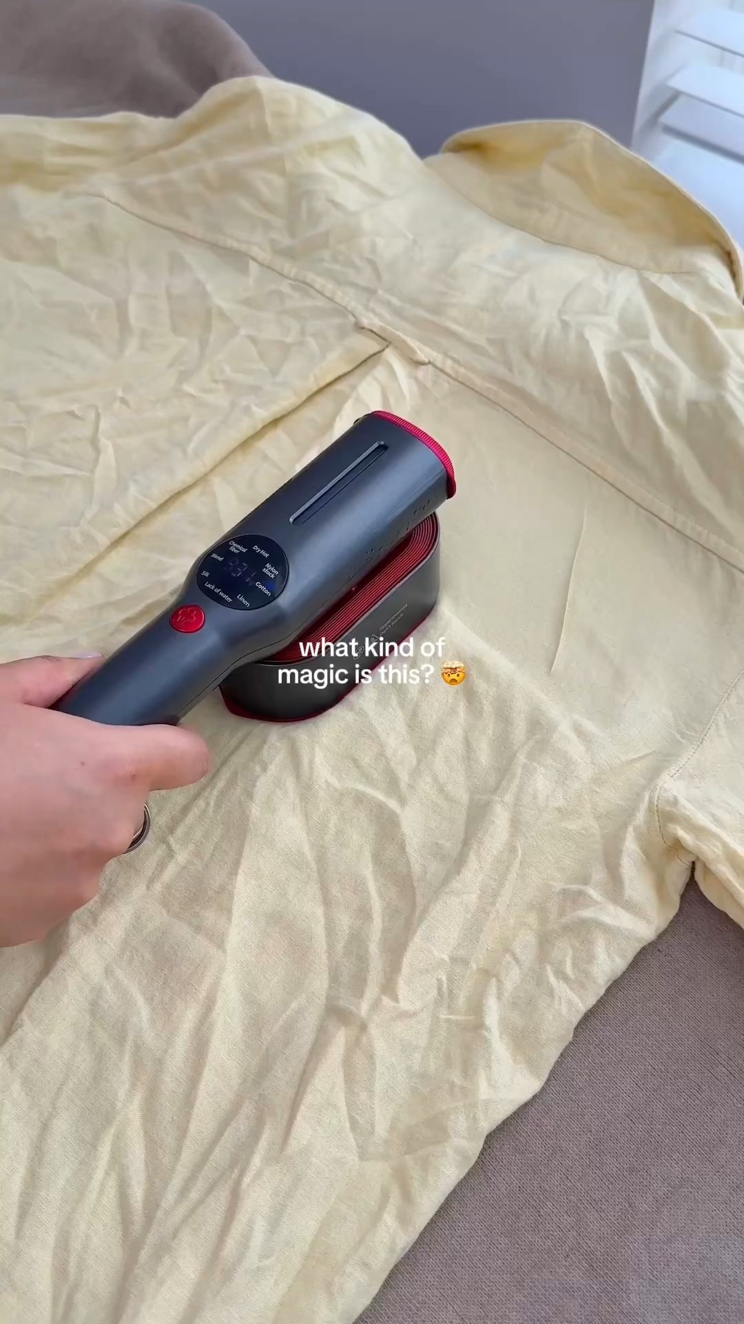 I hate ironing, so this has been saving me 😮‍💨

Heats up fast and gets wrinkles out in seconds. I use it way more than I thought I would ✨



#LTKHome