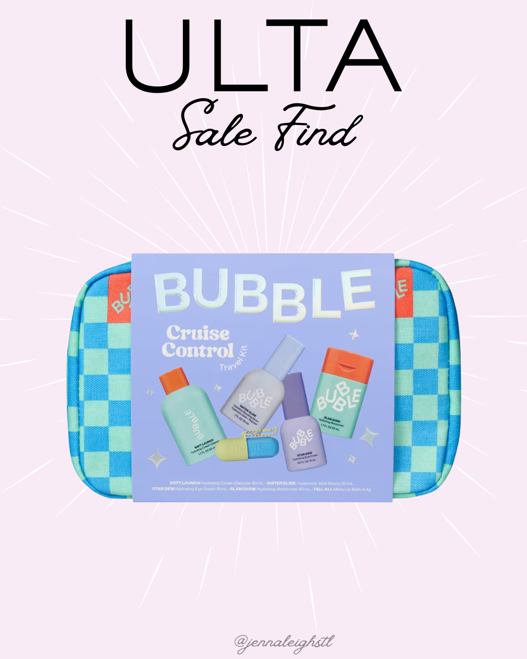 Ulta sale find. The Bubble Cruise Control Travel Kit is on sale for $20, such a good grab for travel or trying out a new skincare routine. 

 #LTKselfcare #LTKSaleAlert #LTKBeauty