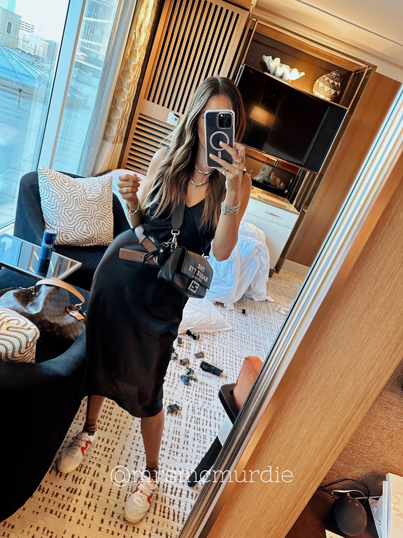 Proof you can absolutely dress down a slip dress and still look put together. Threw on sneakers, layered some bold accessories, and called it effortless chic. Linking the exact pieces (and lookalikes) for a hotel-ready fit that works anywhere.

#SlipDressStyle #StreetChic #LTKtravel #WeekendFit #LTKunder100 #TheElleEdit #DressAndSneakers


#LTKFindsUnder50 #LTKStyleTip #LTKOver40