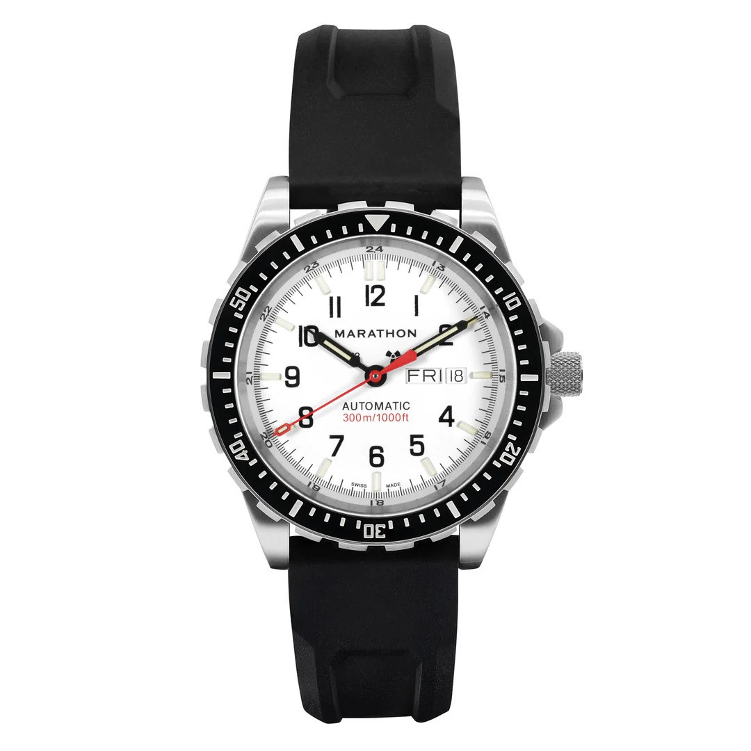 Marathon Jumbo Day/Date Automatic (Jdd) Arctic Edition White Dial Unisex Watch WW194021SS-0530 | Jomashop.com & JomaDeals.com
